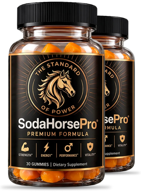 Soda Horse Pro men's energy gummies